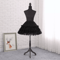 Female Mannequin Torso Dress Form Manikin Body With Adjustable Height Wooden Tripod Base Stand For 2