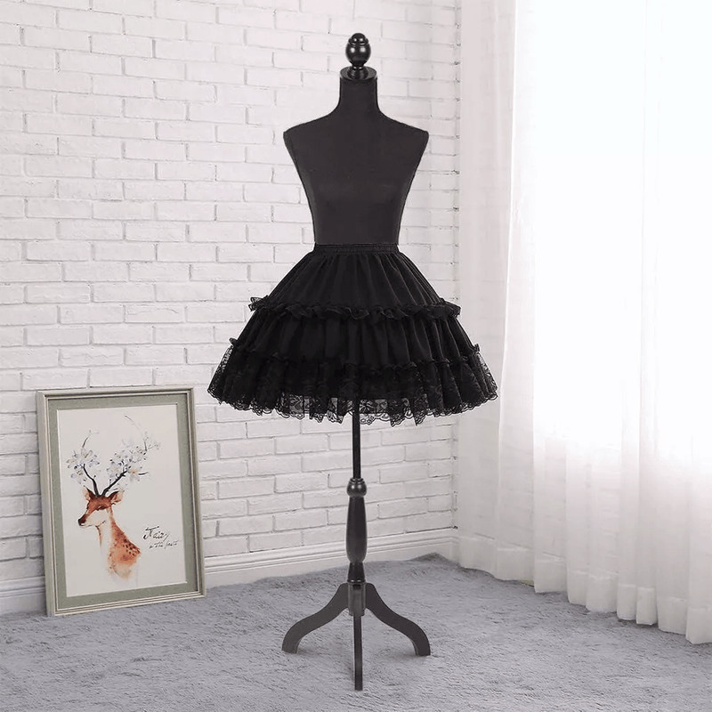 Female Mannequin Torso Dress Form Manikin Body With Adjustable Height Wooden Tripod Base Stand For 2