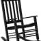 Outdoor Rocking Chair Patio Rocking Chair Porch Rocking WHigh Back Solid Wood Rocker Chairs For Gar 12