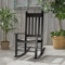 Outdoor Rocking Chair Patio Rocking Chair Porch Rocking WHigh Back Solid Wood Rocker Chairs For Gar 6