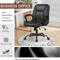 Executive Ergonomic Desk Chair Leather Home Office Task Chair With Wheels Adjustable Swivel Rolling 4