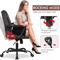 Executive Ergonomic Desk Chair Leather Home Office Task Chair With Wheels Adjustable Swivel Rolling 1
