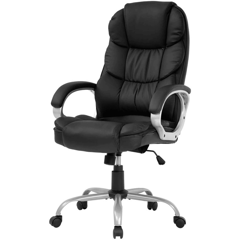 Premium High Back Leather Executive Office Chair Ergonomic Desk  Task Seating 1