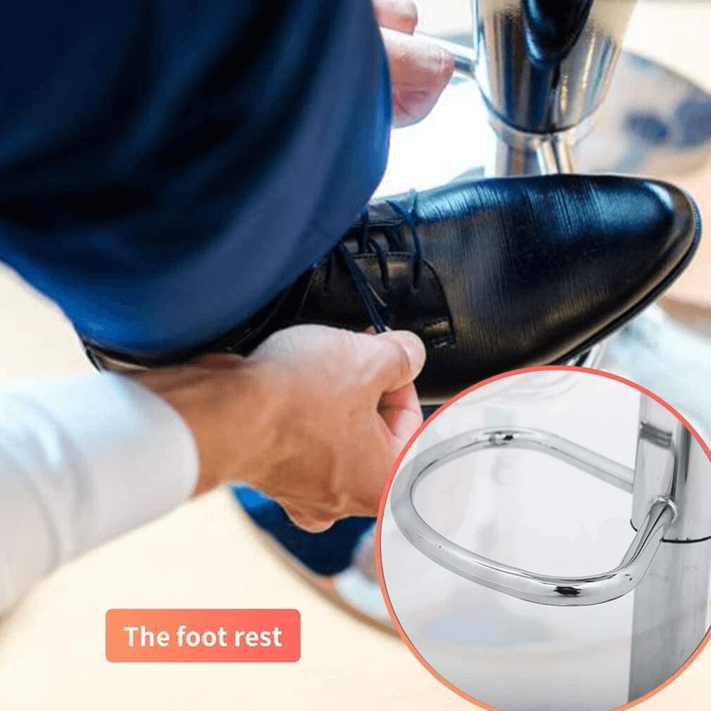 Counter Height Bar Stools Set Of 2 Adjustable Barstools With Backrest Footrest Leather Dinning Chai 5