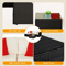 5 Piece Outdoor Wicker Patio Furniture Set Rattan Sectional Sofa Chairs With Cushions 4