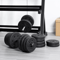 Adjustable Dumbbell Sets 2in1 Free Weights With AntiSlip Metal Handle 66 Lbs Home Gym Strength Tra 1