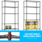HeavyDuty Wire Shelving Unit Metal Shelf With Adjustable Tiers And Casters Storage Rack For Garage 4