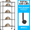 HeavyDuty Wire Shelving Unit Metal Shelf With Adjustable Tiers And Casters Storage Rack For Garage 2
