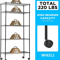 HeavyDuty Wire Shelving Unit Metal Shelf With Adjustable Tiers And Casters Storage Rack For Garage 2