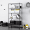 HeavyDuty Wire Shelving Unit Metal Shelf With Adjustable Tiers And Casters Storage Rack For Garage 3
