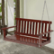 Heavy Duty Wooden Porch Swing Bench Capacity With Hanging Chains 1