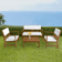 Outdoor Patio Sofa Set Durable Acacia Wood Patio Furniture Outdoor Chat Set With Cushions And Table 1