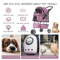 New Pink Pet Stroller Cat Dog Cage 3Wheel Folding Travel Carrier For Pets Lightweight Waterproof Do 5
