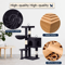 Cat Tree Tower For Indoor Cats With Scratching Posts Cat Condo Cradle MultiLevel Cat Furniture For 1
