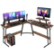 L Shaped Corner Gaming Computer Desk Large Desktop Workstation For Home Office 7