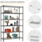 Heavy Duty 6 Shelf Wire Storage Rack Adjustable Metal Shelving Unit For Home Office Garage 1