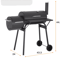 Charcoal Outdoor BBQ Grill With Offset Smoke Portable Camping Grill With Dual Ovens Temperature Mon 8
