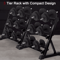 Dumbbell Rack Tier Solid Steel Weight Rack Holder Quick Rack With High Capacity For Home Gym Fitnes 1