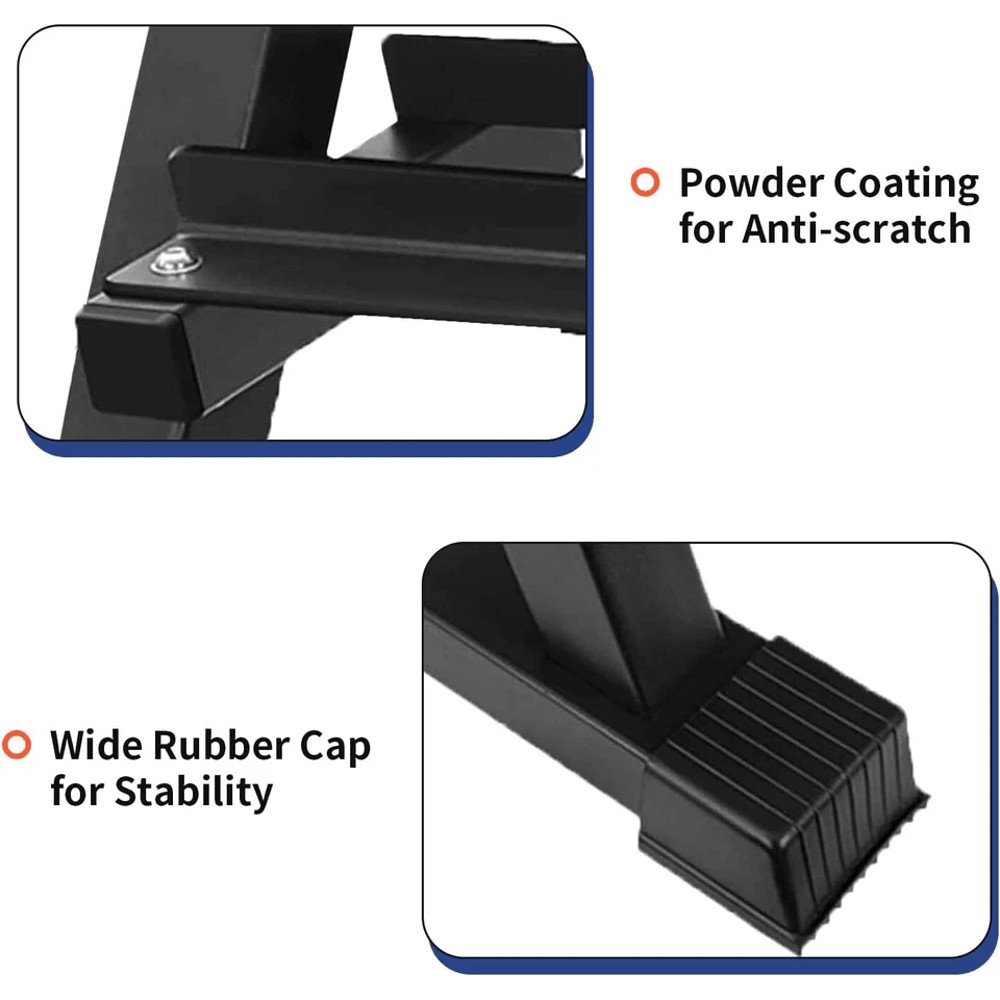 Dumbbell Rack Tier Solid Steel Weight Rack Holder Quick Rack With High Capacity For Home Gym Fitnes 5