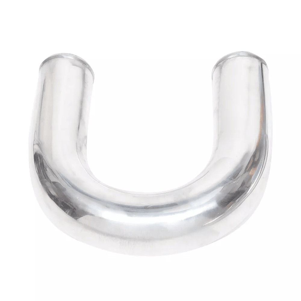 Polished Aluminum Intercooler Pipe Kit With Black Hose Clamp Universal Fit For Turbo Intake Perfo 8