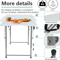 Folding Table Half Portable Picnic Table For Camping Outdoor Parties Events 8