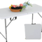 Folding Table Half Portable Picnic Table For Camping Outdoor Parties Events 1