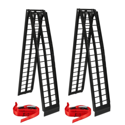 heavy duty aluminum loading ramps for atv, motorcycle & truck