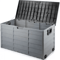 All Weather UVResistant Outdoor Storage Deck Box With Wheels Lockable Patio Garden Shed Bin For Bac 4