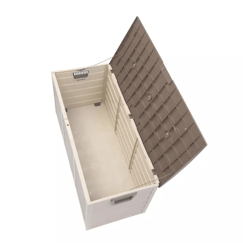 Resin Deck Box Outdoor Storage For Patio Furniture Pool Accessories  Toys 3
