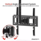 Adjustable Ceiling TV Wall Mount Bracket For LED LCD Flat Panel Displays 3
