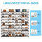 Large Capacity Metal Shoe Rack Tier Shoe Storage Organizer With Hooks And Shelves For Entryway Clos 5