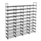 Large Capacity Metal Shoe Rack Tier Shoe Storage Organizer With Hooks And Shelves For Entryway Clos 3