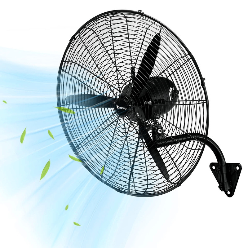 Oscillating Wall Fan High Velocity Industrial Heavy Duty Shop Fan 1