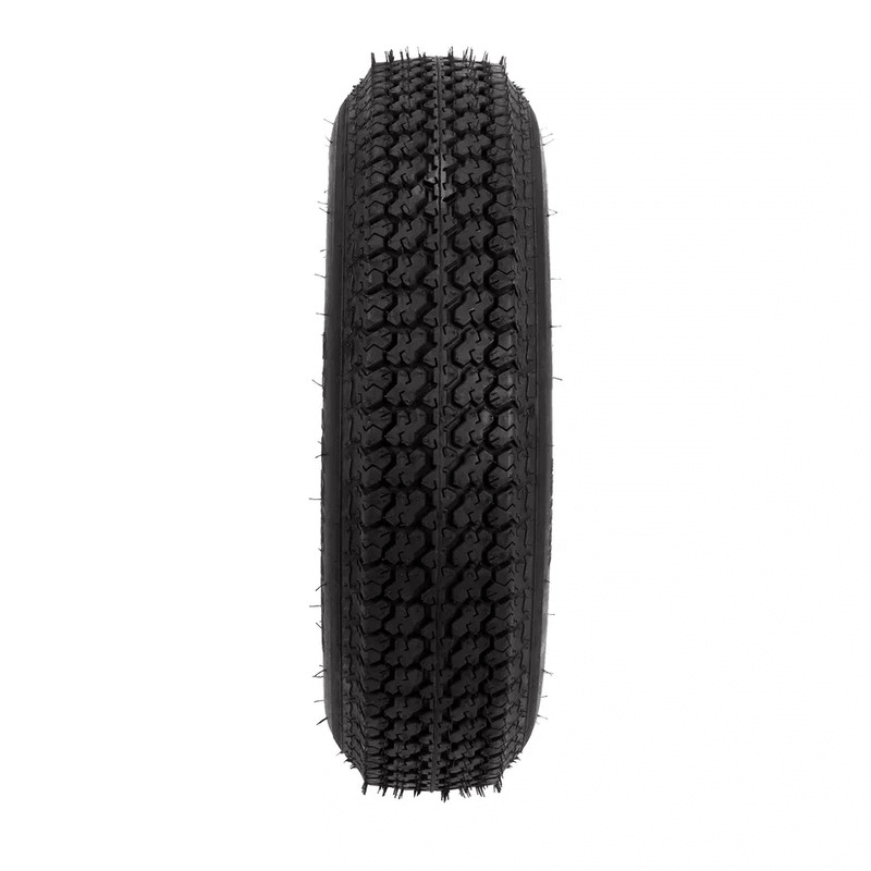 2Pack Trailer Tires On Rim ST17580D13 5 Lug Black Spoke Wheels Load Range C 13 Inch Trailer Tire As 4