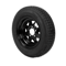 2Pack Trailer Tires On Rim ST17580D13 5 Lug Black Spoke Wheels Load Range C 13 Inch Trailer Tire As 5