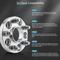Wheel Spacers Thick Adapters For Audi S4 S5 Lug Nuts Improve Stance Fitment 6