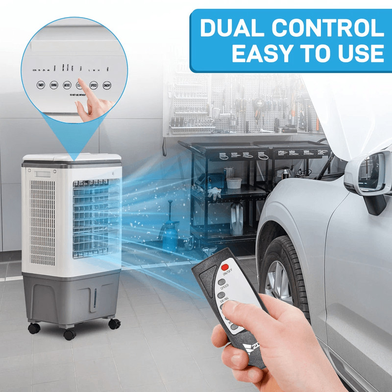 Portable Air Conditioner With Evaporative Cooler Humidifier Quiet EnergyEfficient Cooling For Home 5