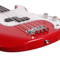 Glarry GP Electric Bass Guitar With Amplifier Red Full Starter Kit 3