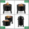 Charcoal Smoker BBQ Grill Portable Vertical Outdoor Meat Cooker With Builtin Thermometer For Grilli 1