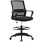 Drafting Chair Tall Office Chair Adjustable Height Ergonomic Mesh Stool With Arms And Foot Ring For 0