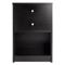 Modern Black 2 Drawer Nightstand Wood Storage End Table Bedside Organizer 3