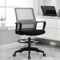 Drafting Chair Tall Office Chair Adjustable Height Ergonomic Mesh Stool With Arms And Foot Ring For 13