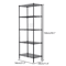 5 Tier Adjustable Wire Shelving Rack HeavyDuty Commercial Storage Unit 3