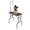 Large Pet Grooming Table Folding Dog Cat Table With Arm Noose Mesh Tray Portable Black Grooming St 0