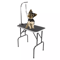 Large Pet Grooming Table Folding Dog Cat Table With Arm Noose Mesh Tray Portable Black Grooming St 0