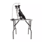 Large Pet Grooming Table Folding Dog Cat Table With Arm Noose Mesh Tray Portable Black Grooming St 6