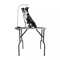 Large Pet Grooming Table Folding Dog Cat Table With Arm Noose Mesh Tray Portable Black Grooming St 6