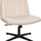 Criss Cross Armless Office Chair No Wheels Modern Swivel Height Adjustable Wide Seat For CrossLegg 2