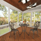 3 Piece Outdoor Garden Bistro Set Bronze Iron Table Chairs 3