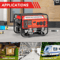 Power Equipment Portable Generator RV Ready 4 Stroke Engine Electric Start 4